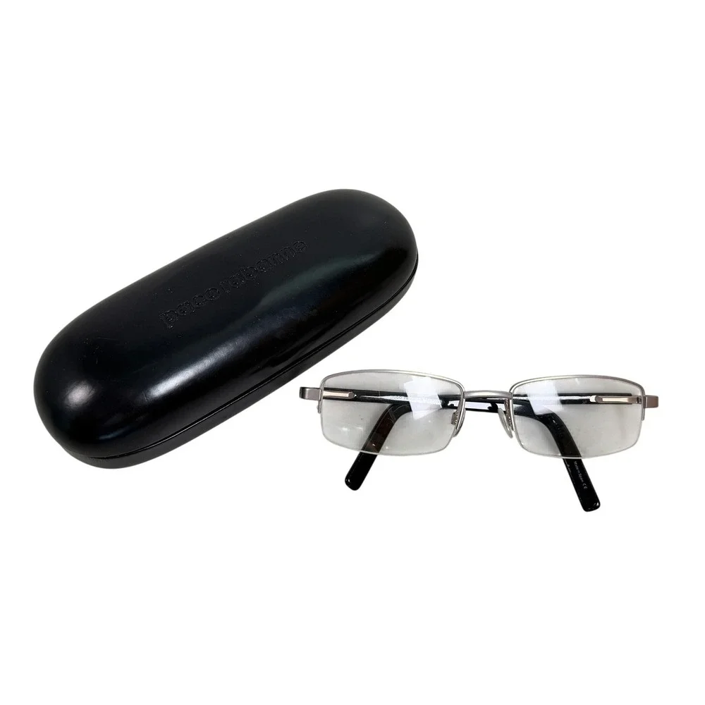 Paco Rabanne XS 855 Rectangular Half Rim Eye glasses Frame